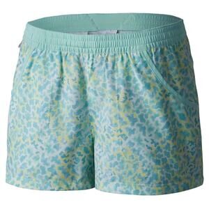 Columbia PFG Tidal Sands Shorts Women’s Size Large Blue Stretch